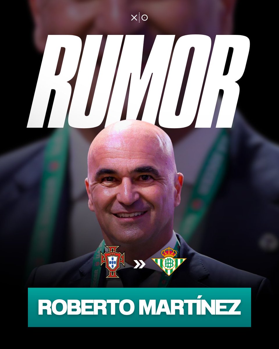 Roberto Martínez é o nome preferido de Ángel Haro, presidente do Real Bétis, caso Manuel Pellegrini não queira manter-se ao leme do emblema de Sevilha.

Recorde-se que o Selecionador termina contrato com a Federação Portuguesa de Futebol após o Mundial 2026.