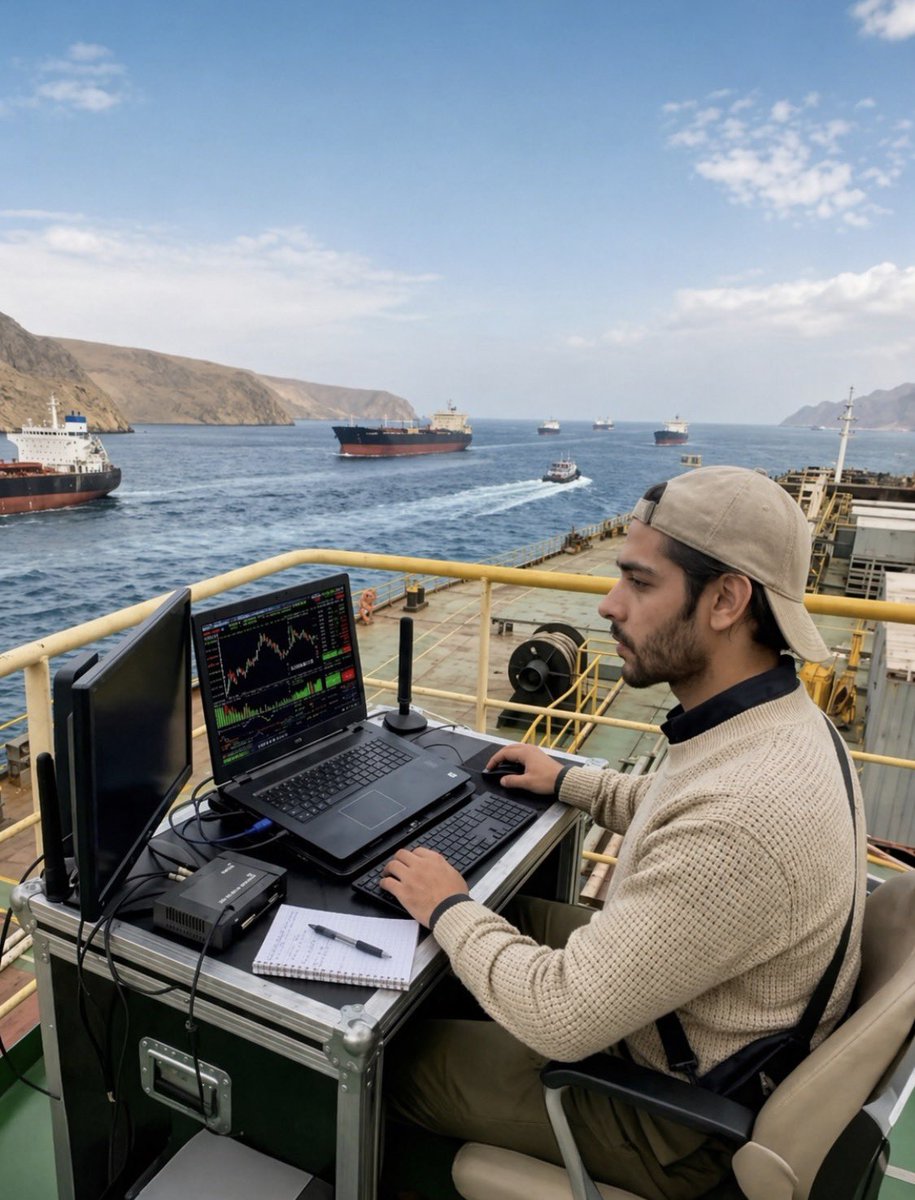 best place to trade?
strait of hormuz 😅

charts stopped working
so i came to check myself…

entry depends on ships now not candles