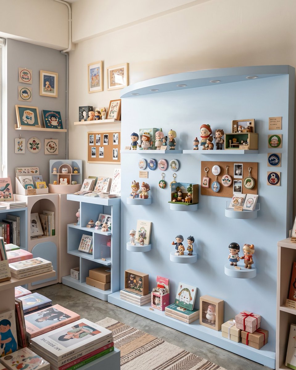 CaguModu's tweet image. Milk-blue tall display = instant structure 🩵🪞

Height changes perception.
Products feel more premium, more focused 📦✨

Clean. Vertical. Intentional.

🌐 cagumodu.com.au
✉️ support@cagumodu.com

#retaildisplay #storedesign #visualmerchandising #displaystand