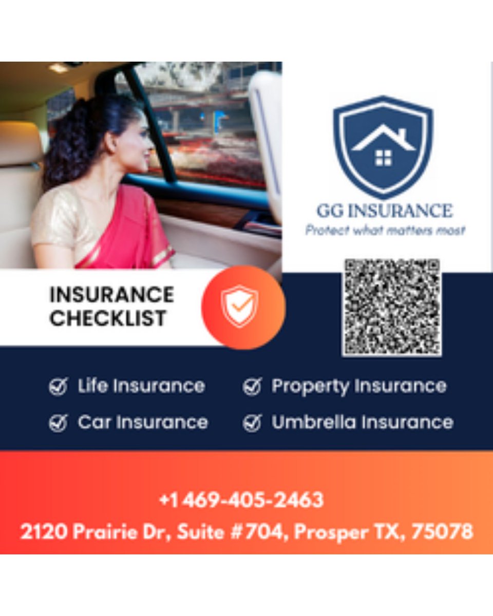 NRIPage's tweet photo. GG Insurance – Life, Property, Car &amp; Umbrella Insurance Checklist

https://t.co/MB3shsvUv2

#GGInsurance #insurancechecklist #lifeinsurance #propertyinsurance #carinsurance #umbrellainsurance #ProsperTXinsurance #insurance #Texasinsurance https://t.co/McDBoL6MOH