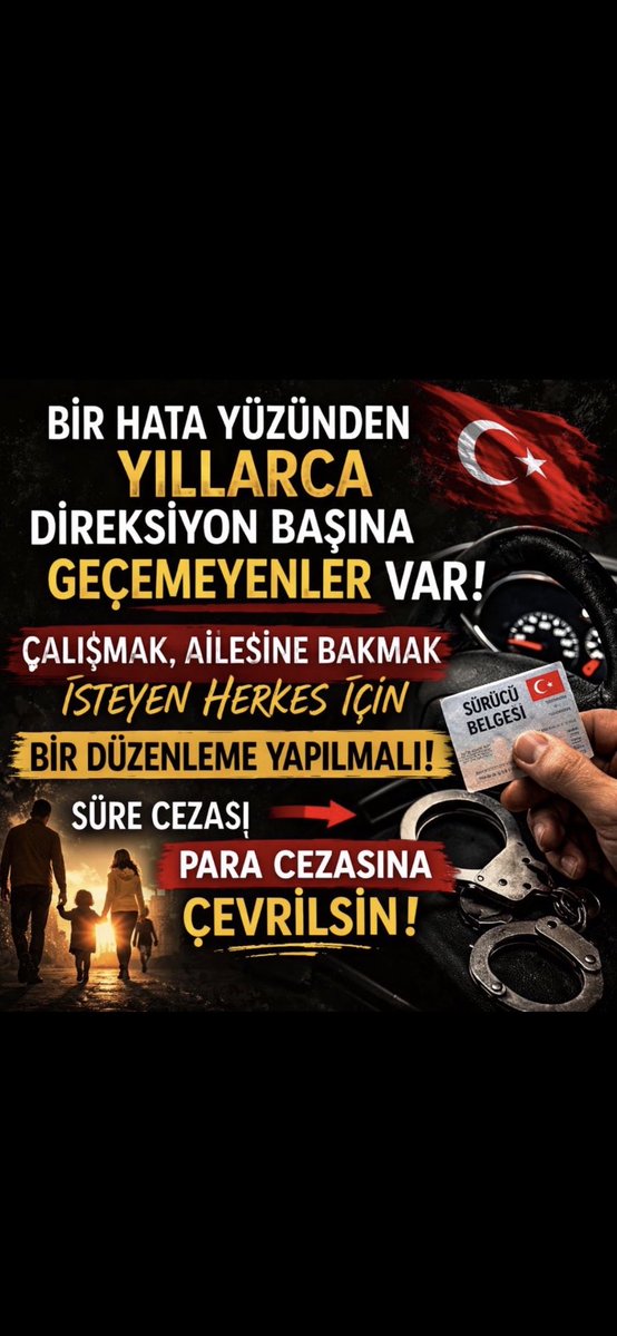 Cumhura SonCagri
#ŞoförAffi
#EhliyetAffı ELZEMDİR
<a href="/eczozgurozel/">Özgür Özel</a> 
<a href="/herkesicinCHP/">CHP 🇹🇷</a> 
<a href="/CHP_istanbulil/">CHP İstanbul İl Başkanlığı</a> 
<a href="/CHPMuratBakan/">Murat BAKAN</a>