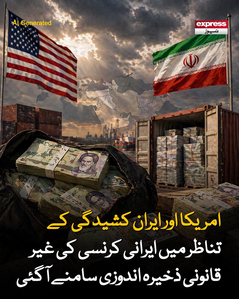 ExpressNewsPK's tweet image. ایف آئی اے نے تقریباً 21 کروڑ روپے مالیت کی ایرانی کرنسی قبضے میں لے لی

مزید جانیں: express.pk/story/2809626

#ExpressNews #BreakingNews #LatestNews #Iran #US #StraitOfHormuz #IslamabadTalks #MiddleEastCrisis #Pakistan