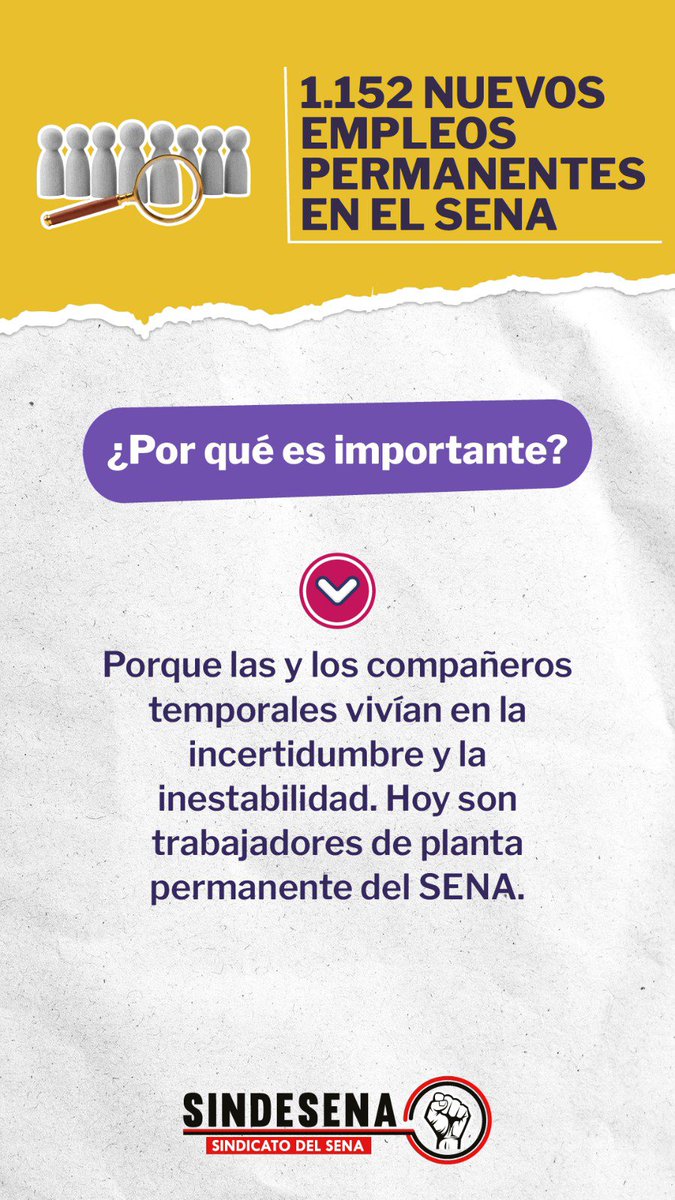 Sindicato del SENA tweet media