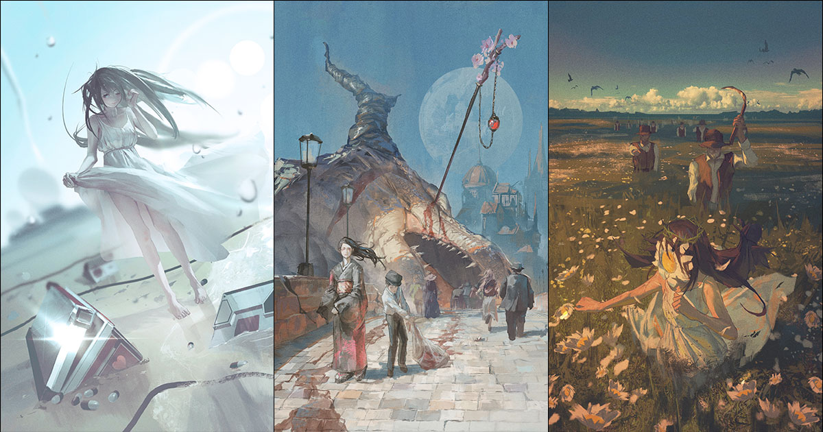 101Neg's tweet image. どれも違う色使ったけど、どれも青空