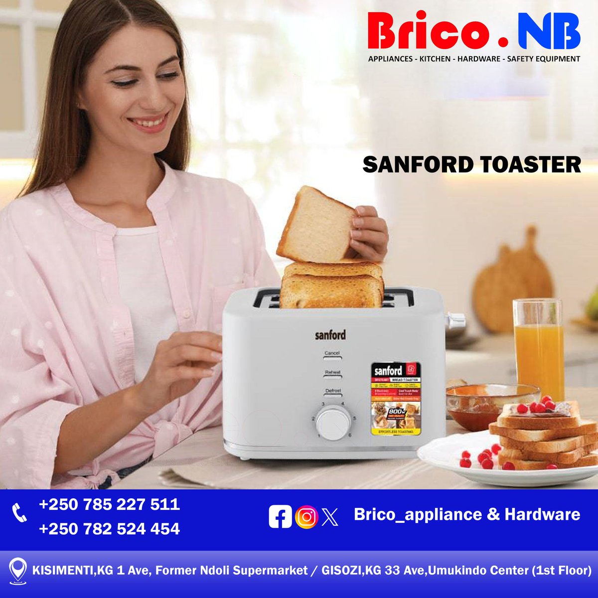 brico_appliance's tweet image. #rwot #sanford #toaster #homeappliances #highquality #electronics  #briconbltd #kisimenti  #kigaliguesthouse #kigaliapartment  #home #restaurant #kigalirestaurant #smartness #simplicity #guteka #grill #sanfordtoaster