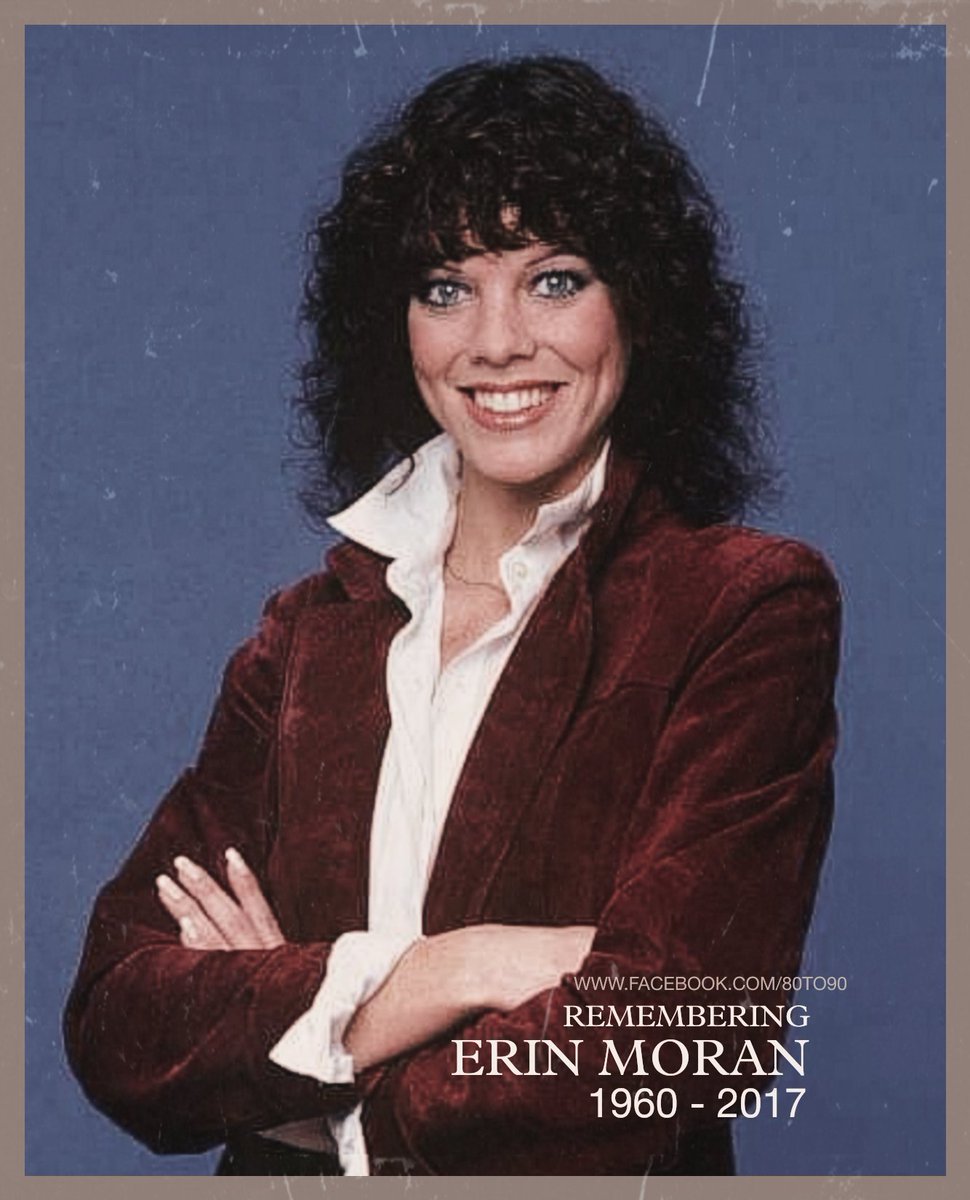 back21980s's tweet image. #OnThisDay April 22, 2017, authorities in Corydon, Indiana, were alerted about an unresponsive female, later identified as American actress, Erin Moran. She later was pronounced dead at the age of 56. An autopsy report from the Harrison County coroner indicated the cause of ...