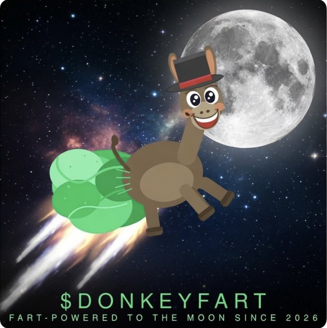 JoMiMo1776's tweet photo. @S0Lmay0r When the donkey farts and runs… the chart goes vertical ￼￼
Do not sleep on $DONKEYFART
CA: 2wQtLSrEwhFWc3y7UWGbtc5qoFeEGcikmBbxvEguHNB2
@Donkeyfart1776
This one smells like money ￼ #DONKEYFART https://t.co/6A5Xw8hbYG
