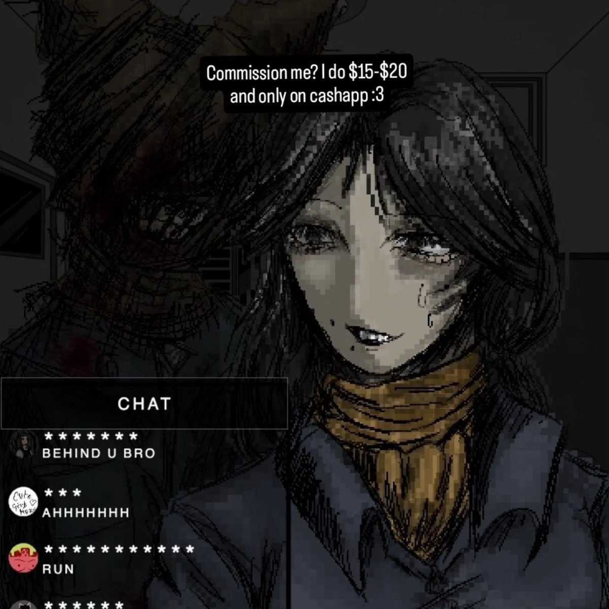 alterlight0094's tweet image. #artcommissions #art #digitalart #scarry #horror