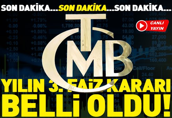 cnnturk_finans's tweet image. #SON DAKİKA | Yılın 3. faiz kararı belli oldu! buff.ly/fCsPCPz
