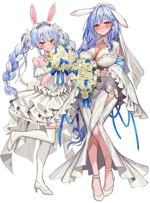 「どっちを選ぶぺこ?」
#ぺこらーと 