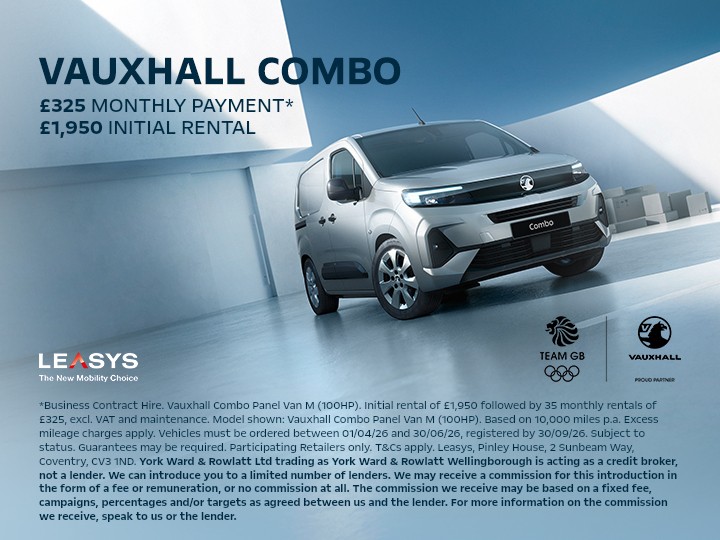 YWRVauxhall's tweet image. The new Vauxhall Combo is now available on Personal Contract Hire at York Ward &amp;amp; Rowlatt! 🚐 

Practical, efficient and built for business – it’s ready to get to work. 💼

📍 Call 01933 443403 to find out more or book your test drive.

#Vauxhall #VauxhallCombo #NewVans #Northants