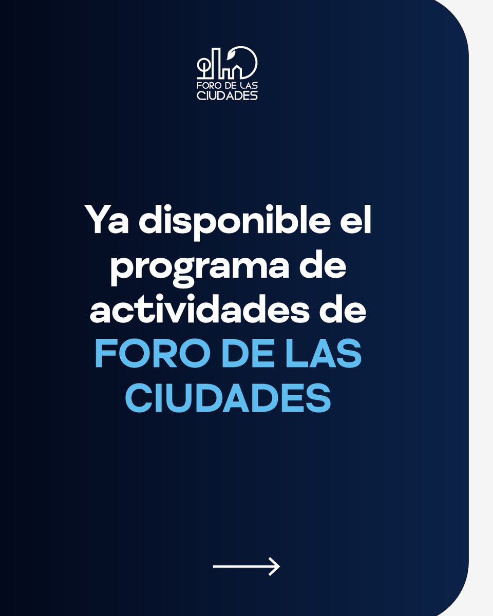tecmaferia's tweet photo. Ya disponible un primer vistazo al programa de actividades del Foro de las Ciudades.

Una agenda completa de debates, encuentros y sesiones en torno a los grandes retos urbanos actuales: sostenibilidad, innovación, planificación y futuro de las ciudades. https://t.co/L0A763DQgj