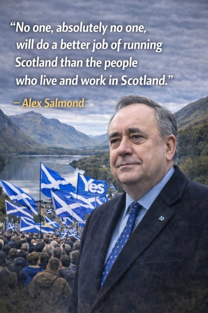 100% right for me. The agenda should be clear - stop outside influence of London . 🏴󠁧󠁢󠁳󠁣󠁴󠁿