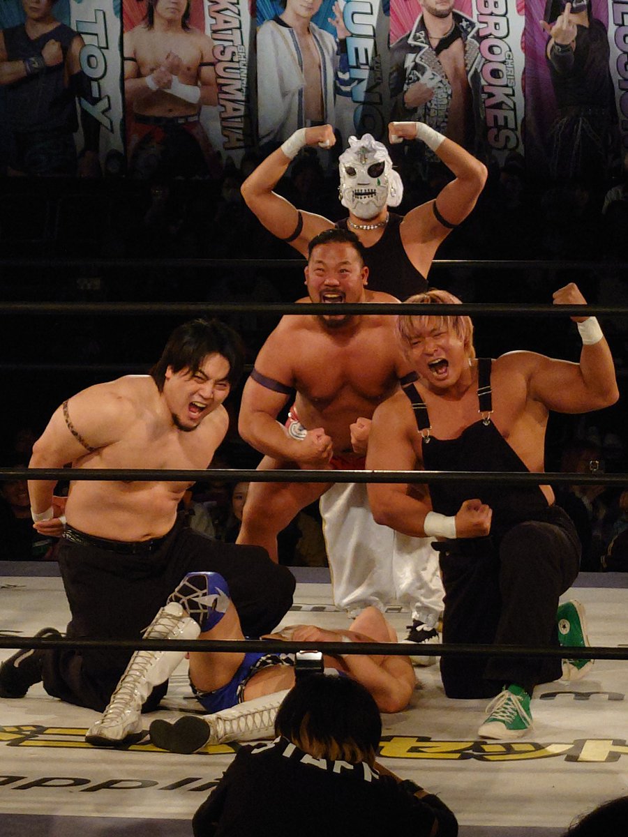 isuzu_ramen's tweet image. 【4.22 Road to KING OF DDT 2026 新宿FACE】

マッスルタワー！💪

#ddtpro
#SLC