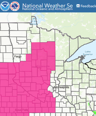 mnforestry's tweet photo. 🚩The @NWS has issued a Red Flag Warning for 54 counties. Increasing fire danger statewide today. Use caution. Don't burn. Check any recent fires, including winter pile burns, for lingering heat. Make sure they are out cold.  Restrictions and fire danger: https://t.co/gXYJ4UkN1H https://t.co/hegnWoFtdn