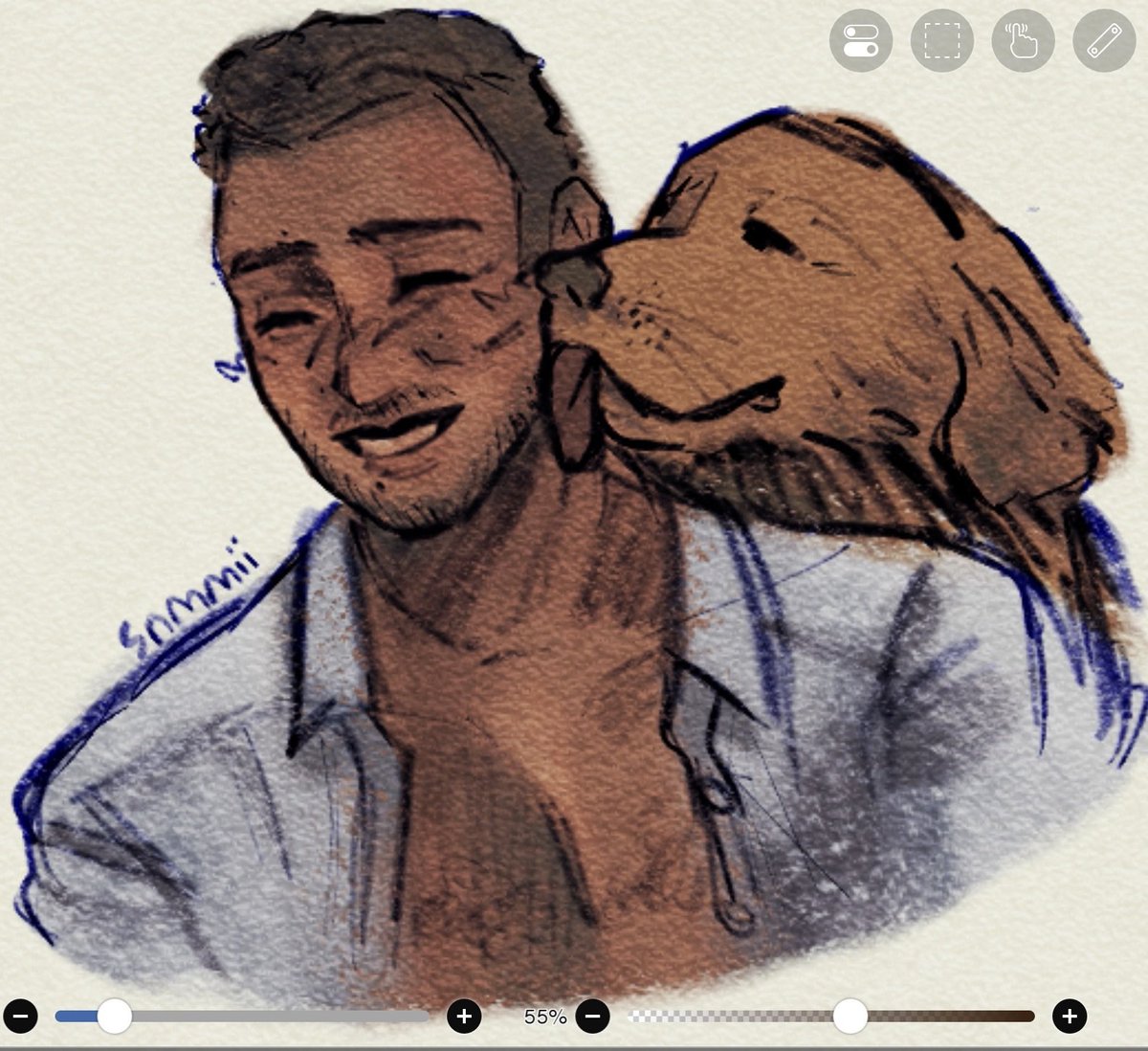 gaz is definitely a pet person #kylegazgarrick