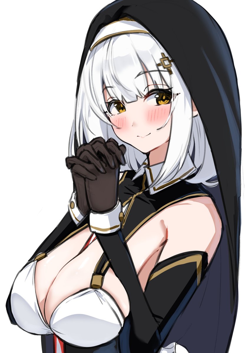 お清楚なポーズしてるだけのドスケベシスターです、通してください 