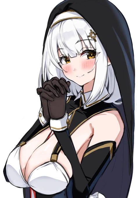 お清楚なポーズしてるだけのドスケベシスターです、通してください