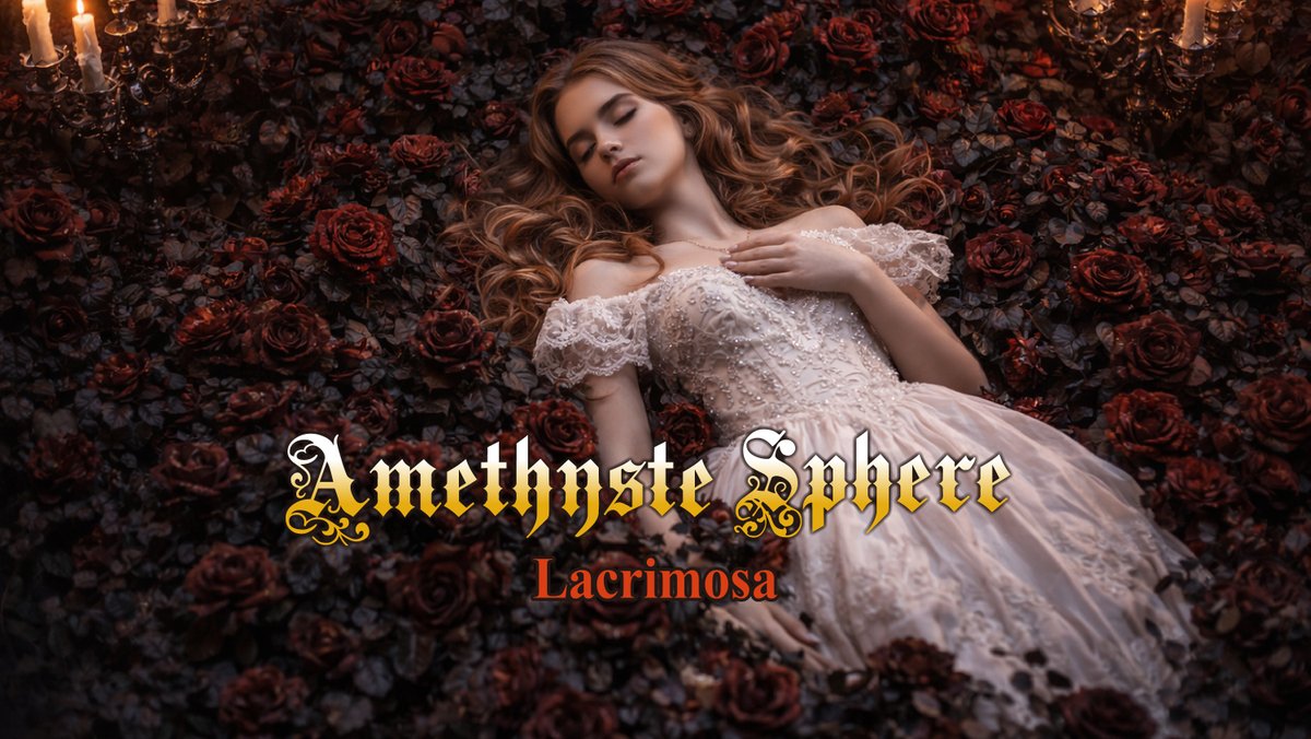 🕯️新曲『Lacrimosa』公開まであと2日。 
4月24日20：00〜youtube公開予定。
 #VisualKei #GothicMetal #DarkFantasy #Gothic #Symphonic #DarkArt
