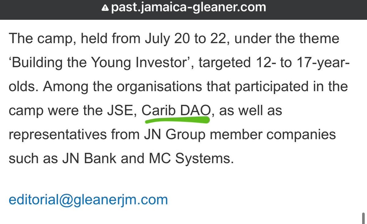 Carib DAO tweet media
