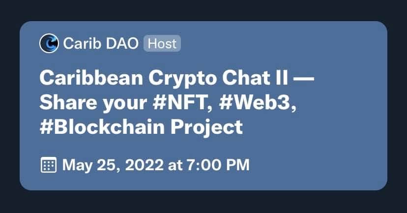 Carib DAO tweet media