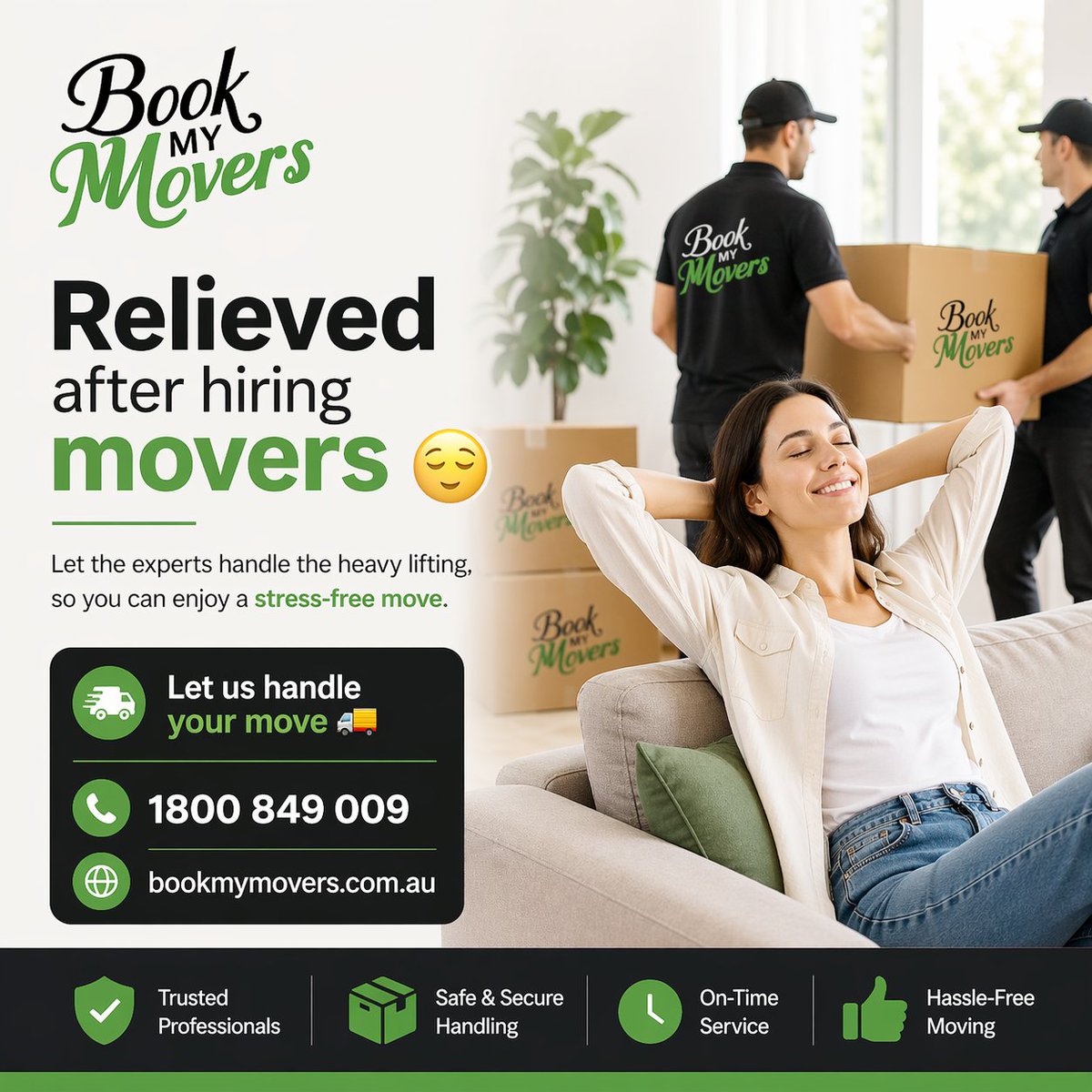 bookmymovers's tweet image. Moving Is An Emotional Rollercoaster 🎢

Skip The Stress And Enjoy Your New Home 😌

Let Us Handle The Heavy Lifting 🚚

🌐 bookmymovers.com.au
📞 1800 849 008

#movingday #stressfreemove #removalists #bookmymovers #packingservices #movingmadeeasy #newhome #moverslife