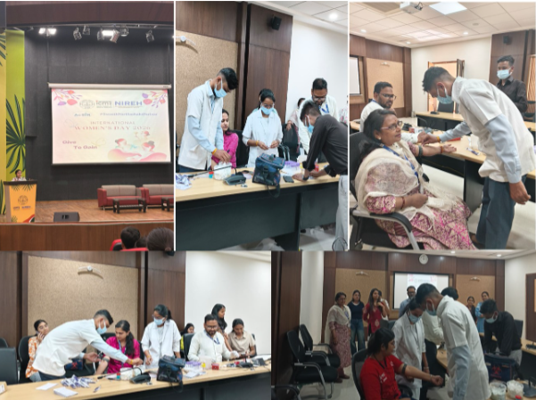 nirehbhopal's tweet photo. Celebrating #IWD2026, the institute prioritized well-being with a medical checkup for female
scientists and staffs. The event featured a talk by Dr. Surya Singh, honoring women contributions
and fostering a health-conscious environment. #SwasthNari,SashaktParivarAbhiyaan #AcSIR https://t.co/2hExtXPRF8