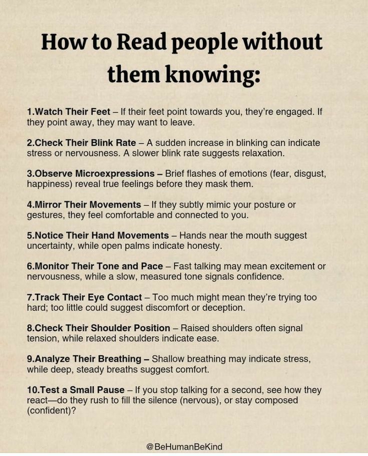 How to read people without them knowing 📌