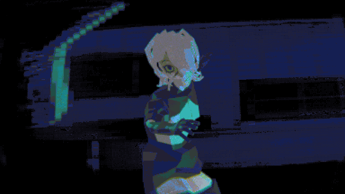 #lowpoly #dithering #learningblender My OC