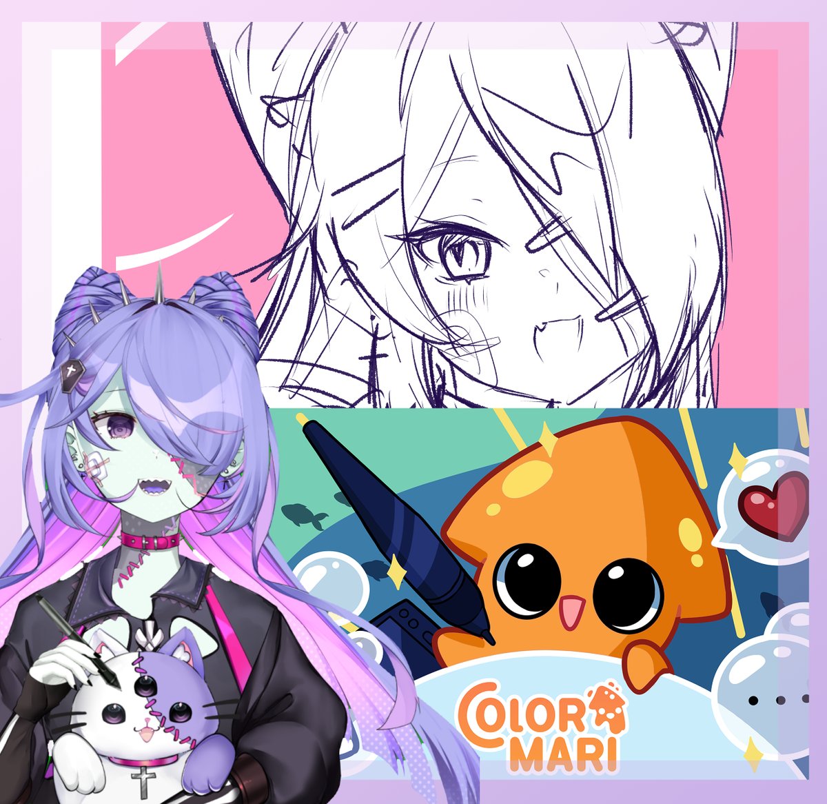 tac_toki's tweet image. 🎨S͓̽t͓̽r͓̽e͓̽a͓̽m͓̽ - 17.00 Uhr
Heute gibt's einen OC X Zombie Art stream &amp;gt;w&amp;lt;✏️
und ab 20.30 Uhr Colormari 👀
Schaut gerne rein und vergesst euer trinken nicht🧋
▶️twitch.tv/tactokichan
#GerVTuber #ArtStream #ZombieStream