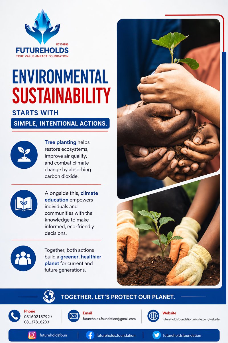 Daalu_Chi's tweet image. @futureholdsfoun 
Today we celebrate beauty and future of our planet 🌍

Earth gives us everything and every action counts: plant trees, spread awareness, and make sustainable choices daily.

Together, protect our planet. #EarthDay #EnvironmentalSustainability #ClimateAction