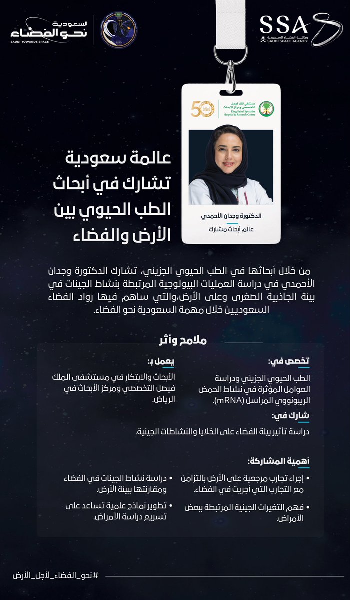 وكالة الفضاء السعودية tweet media