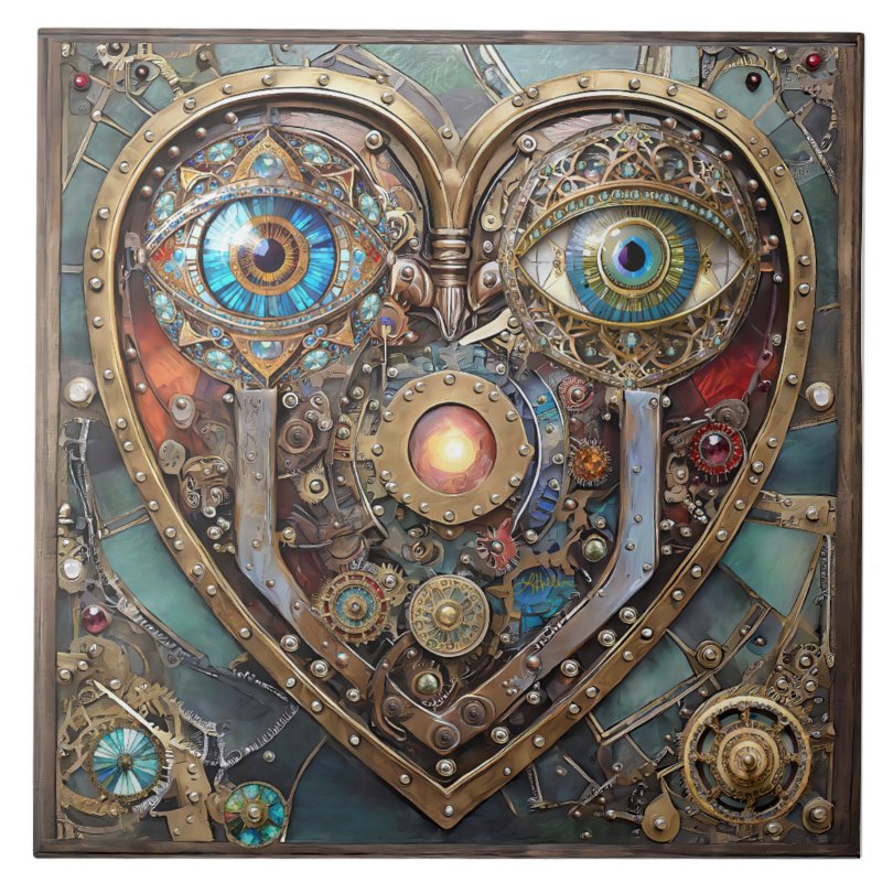 LeeHillerDesign's tweet image. ⚙️💙👁️🤖👁️💙⚙️
Whimsical Steampunk Heart I See You I Love You Ceramic #tile
Item: zazzle.com/whimsical_stea…

#steampunk #heart #ISeeYou #ILoveYou #whimsical #valentine #Mothersday #FathersDay #birthday
I See You Collection: zazzle.com/collections/11…