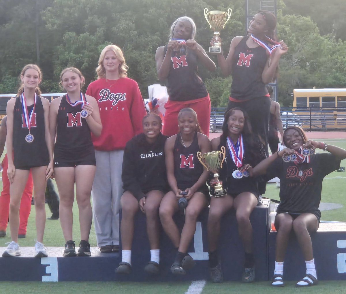 morgancountyad's tweet photo. Track &amp; Field Region Champs! @LM_Sports_Media @GaLakeSports 
Proud of @CoachFraise and his staff! 

Go Dogs! https://t.co/30vmZ1wTuD