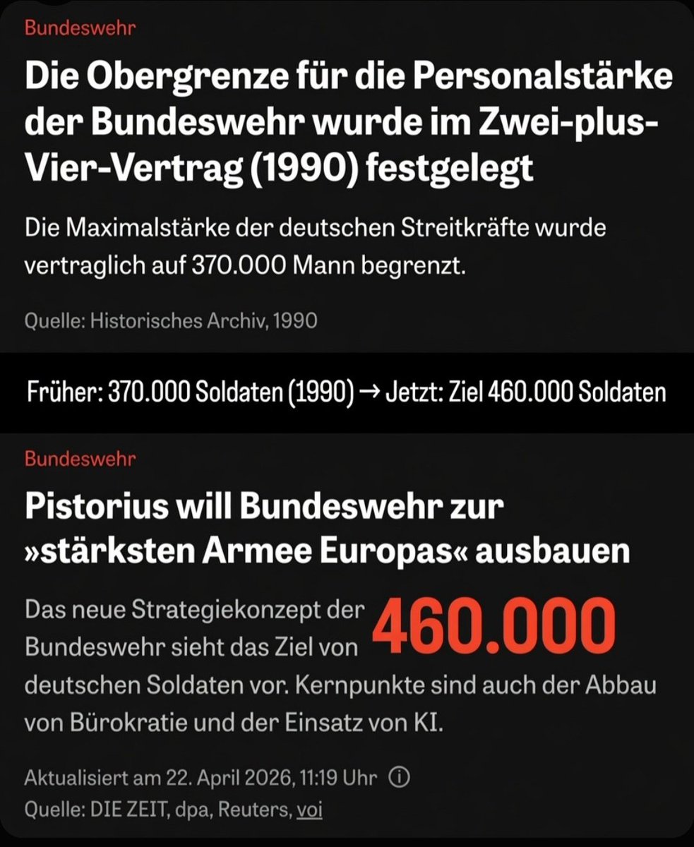 erneuter Vertragsbruch mit Ansage, das wird nicht gut gehen!
Wo sind die verantwortungsvollen Politiker von früher?