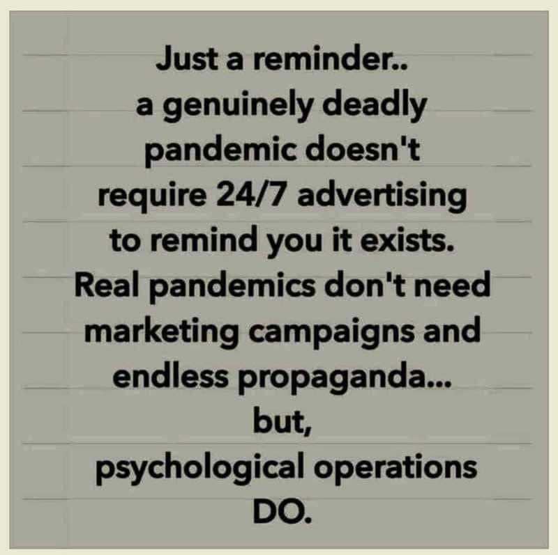 We have been vaccinating for how many years. And when , in history, have they ever been so determined  to get everything on earth vaxxed?

Police ignore crime only to prioritize  treatment  compliance ?

Only policing farm animals ?

That's the red flag ....simple
