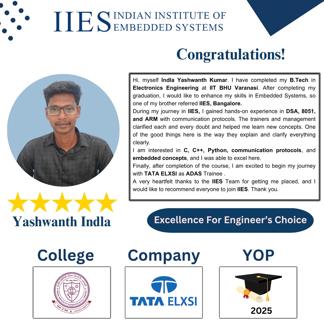 Indian Institute of Embedded Systems (IIES) tweet media