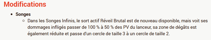 Il aura fallu 2 heures (et 12 vidéos de <a href="/Oo_pico_CIEL/">Oo-pico</a>) pour que <a href="/DOFUSfr/">DOFUS</a> désactive un sort des Songes Infinis auquel ils avaient réfléchi pendant 2 mois pour le rendre potable.

Au bout de seulement 24 heures il est aussitôt retourné dans le néant d'où il venait.

On va bien