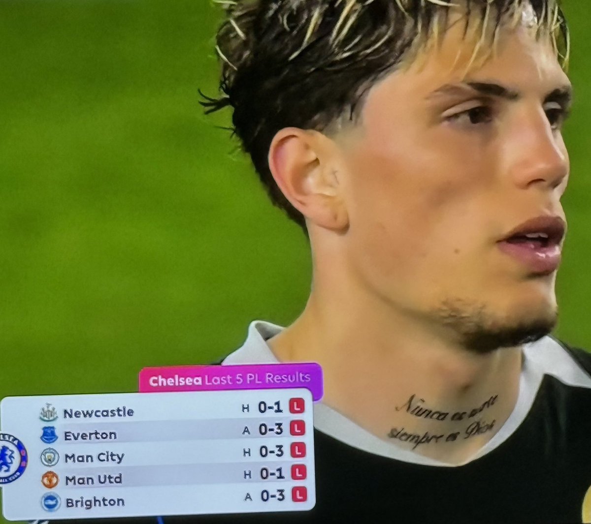 "Chelsea or I won't play for 6 months." 

😂😂😂