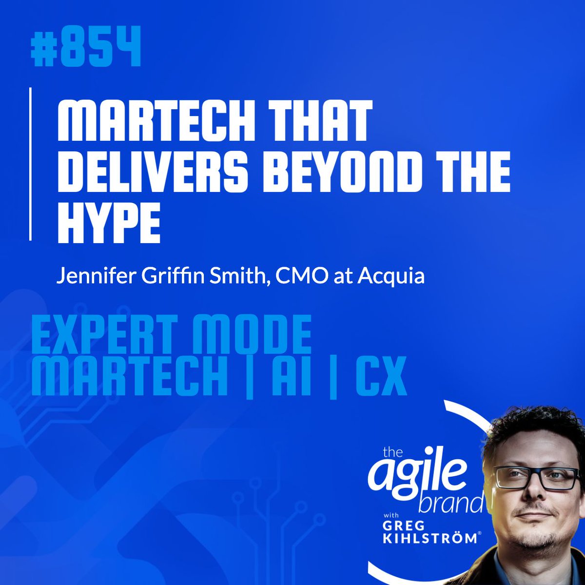theagile_brand's tweet image. 🎧 EPISODE 854: Acquia CMO Jennifer Griffin Smith on MarTech that delivers beyond the hype - Listen: buff.ly/24O8UX2
 
 #martech #marketing #podcast