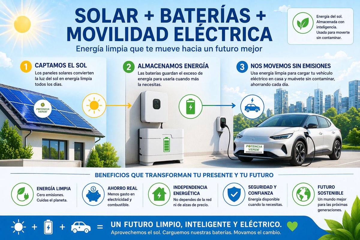 potenciaverde_'s tweet image. 🤯Marzo Récord de exportaciones de paneles ☀️solares, 🔋baterías y vehículos eléctricos ⚡️🚙el 📈

Exportaciones de 🐉China para las industrias de los «nuevos tres» alcanzaron un máximo histórico de 21.900 millones de dólares en marzo de 2026, un aumento del 70 % interanual
