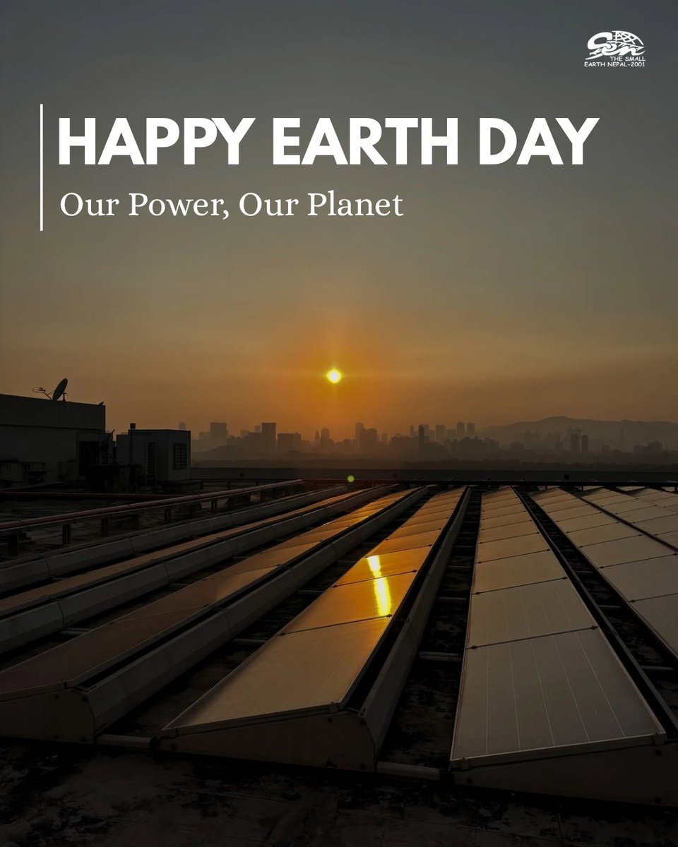 Small_Earth's tweet photo. Celebrating the 56th anniversary of Earth Day 🌍

Our Power, Our Planet is a reminder that real change starts with us, our choices, our communities, our collective action. From renewable energy to everyday habits, the future is in our hands. https://t.co/F6pRdU2oFa