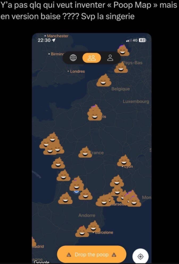 secretmap_ts's tweet photo. Certains cartographient des 💩… 
D’autres des expériences !! 
Secret Map est dispo  App Store &amp; Android 
Le reste… tu vas comprendre en l’utilisant https://t.co/fHYWdMxXzr