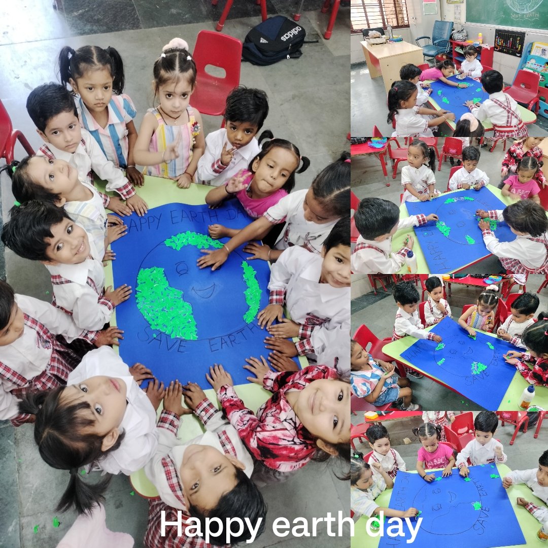 skv1003026's tweet photo. Earth Day at school 🌍
Young minds, big impact—sts from all classes came together with passion, creativity &amp;  purpose to spread awareness for a greener tomorrow☘️🌿🌱
Little steps today, lasting change forever. #EarthDay #Sustainability #FutureReady
@ashishsood_bjp
@Dir_Education https://t.co/9xH5IzAFrd