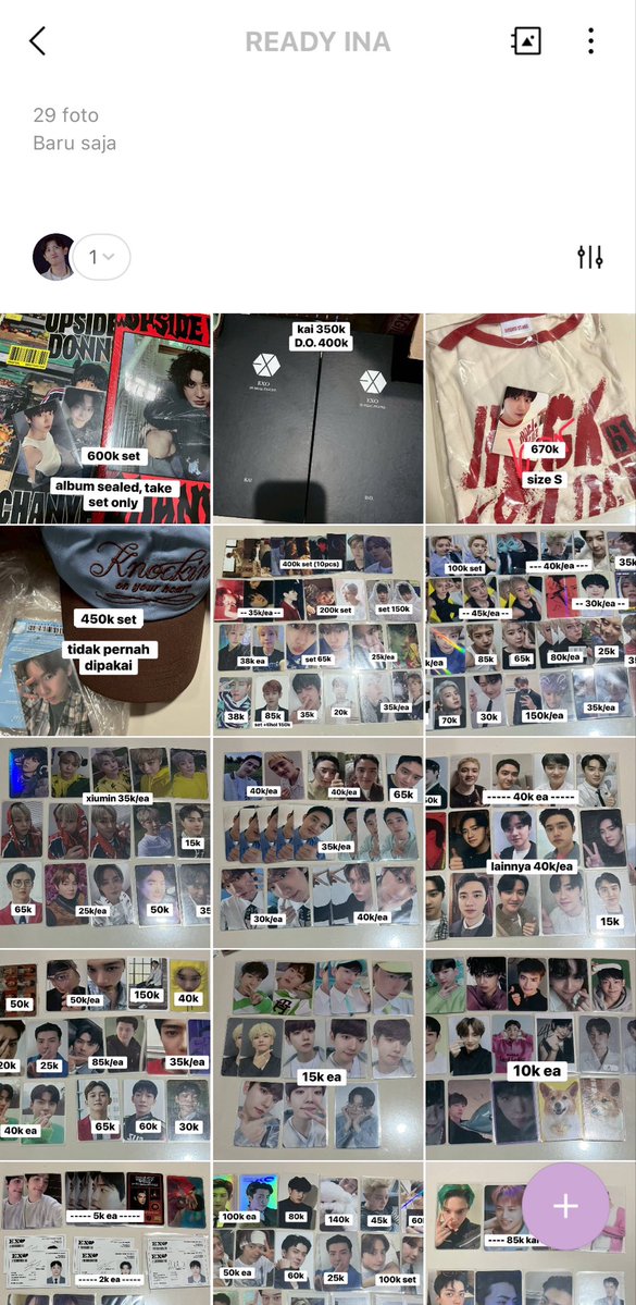 wts want to sell aab exo official

• negotiable
• admin oren ❌
📍 jatim

pict aku drop di bawah

t. photocard album md pc ld pob baekhyun bbh chanyeol cy bunny lmr tihol hoodie lonsdaleite hello world cafe jasmer folder konser exist black out