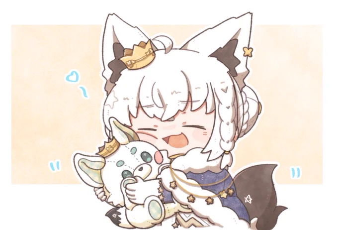 かわちぃかわちぃ #絵フブキ