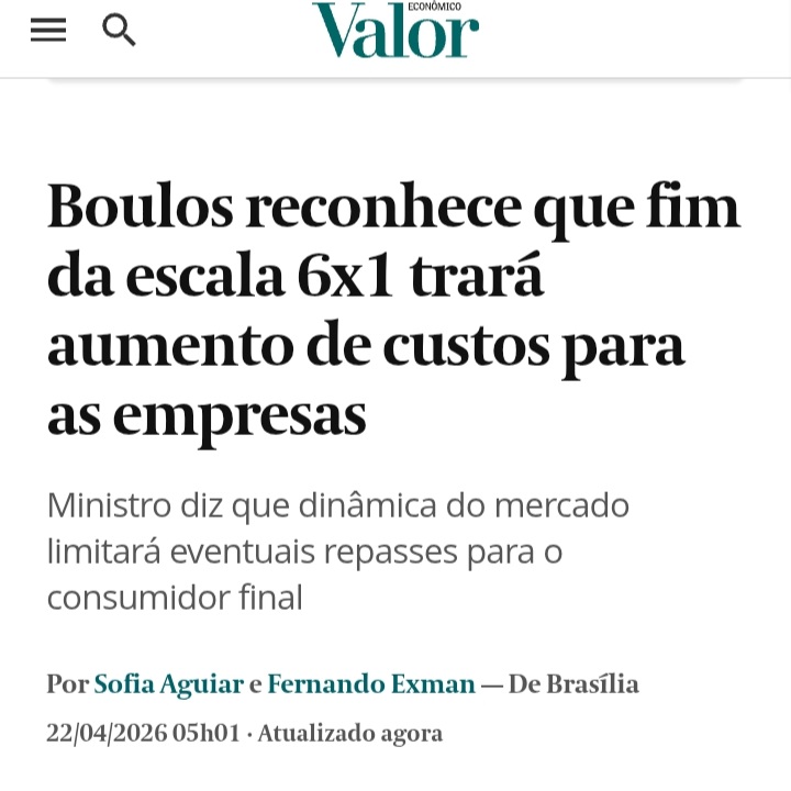 Vejam só... Reconhecendo que mesmo sem estudo do impacto econômico, a coisa ficará séria para as empresas.