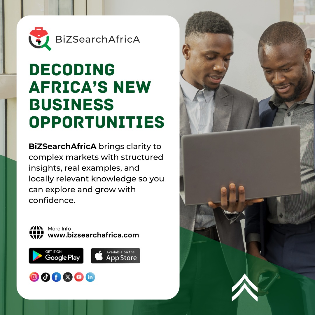 bizsearchafrica's tweet image. Africa is full of opportunities. You just need the right clarity.

With BiZSearchAfricA, understand markets, discover businesses, and explore opportunities with confidence.

🌍 BiZSearchAfricA.com
📲 Download now

#BiZSearchAfricA #AfricanBusiness #BusinessOpportunities