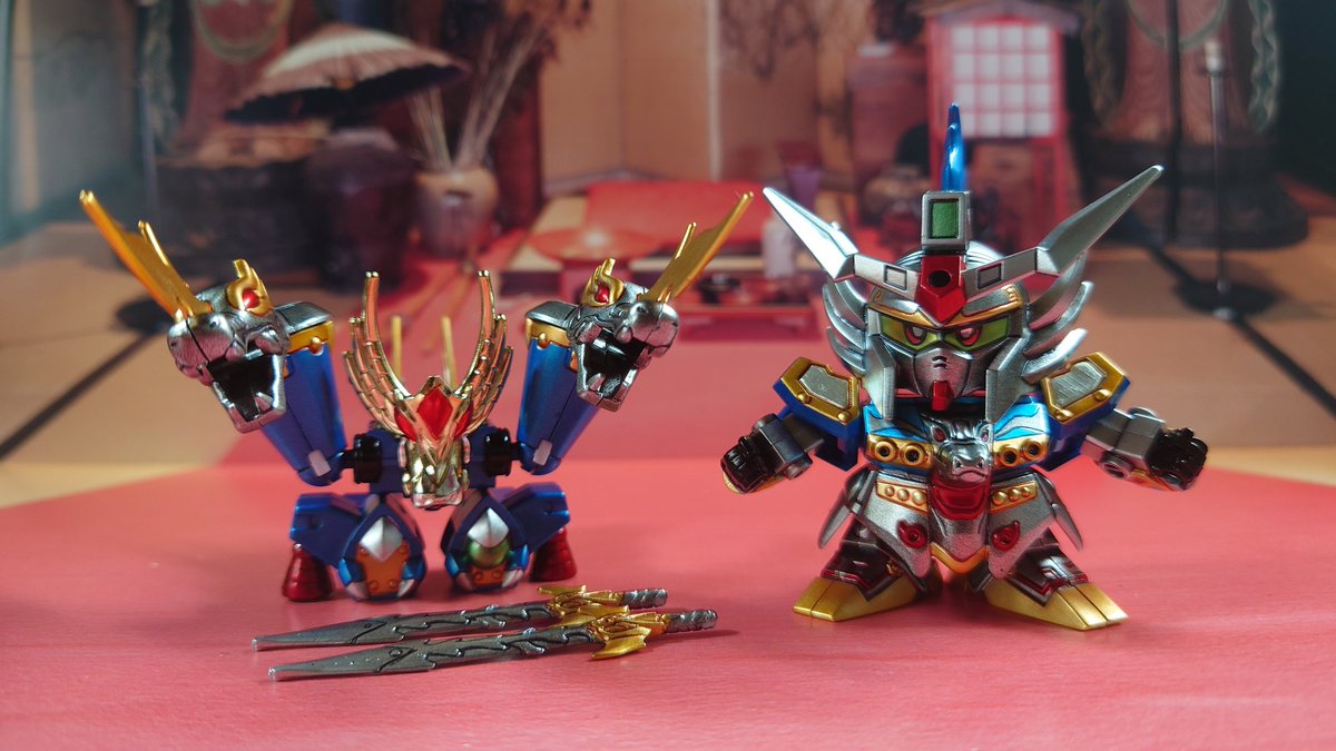 頑駄無白龍大帝さん完成
#ガンプラ
#SDガンダム