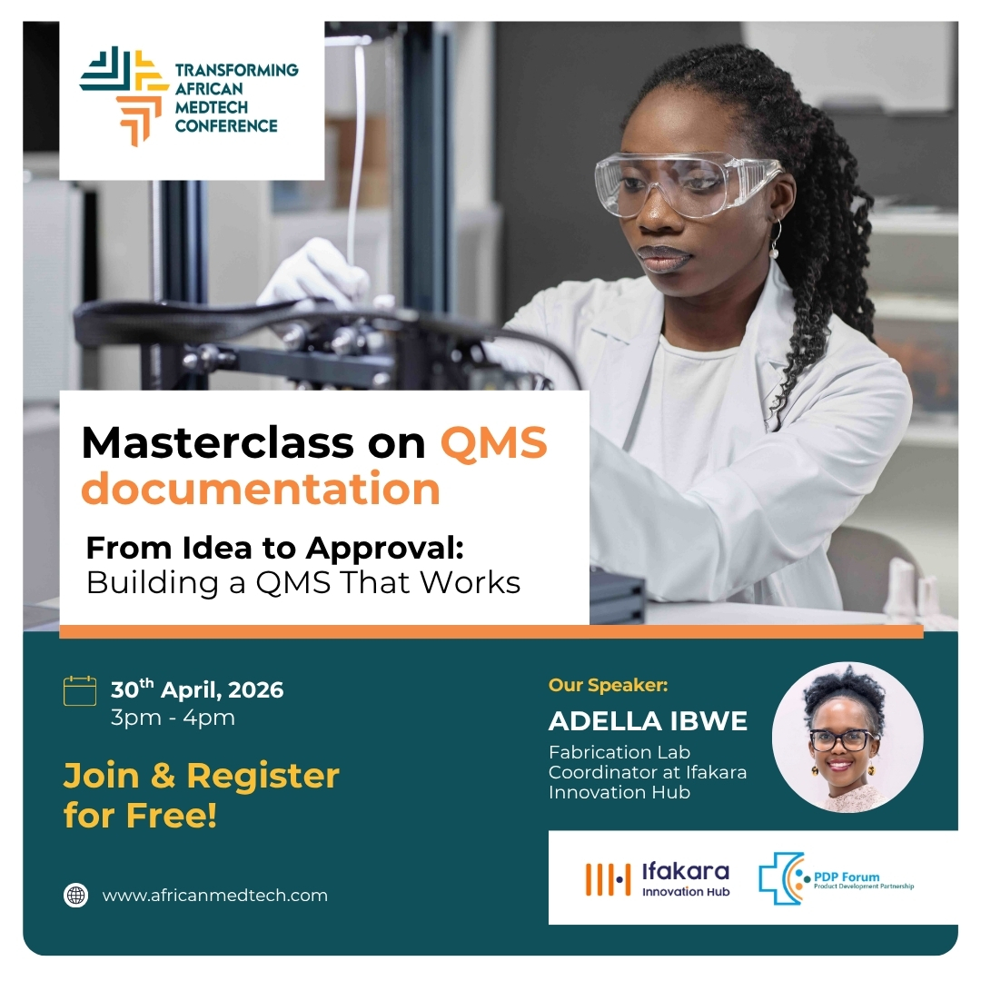 africanmedtech's tweet photo. Quality is not a finish line, it’s the foundation.

Join our free masterclass with Adella Salum @HubIfakara on building a strong Quality Management System and aligning with ISO 13485 for regulatory approval and scale.

30 April | 3–4 PM EAT
Register: https://t.co/93ZSqOqRLv https://t.co/OEm2rNfPtu